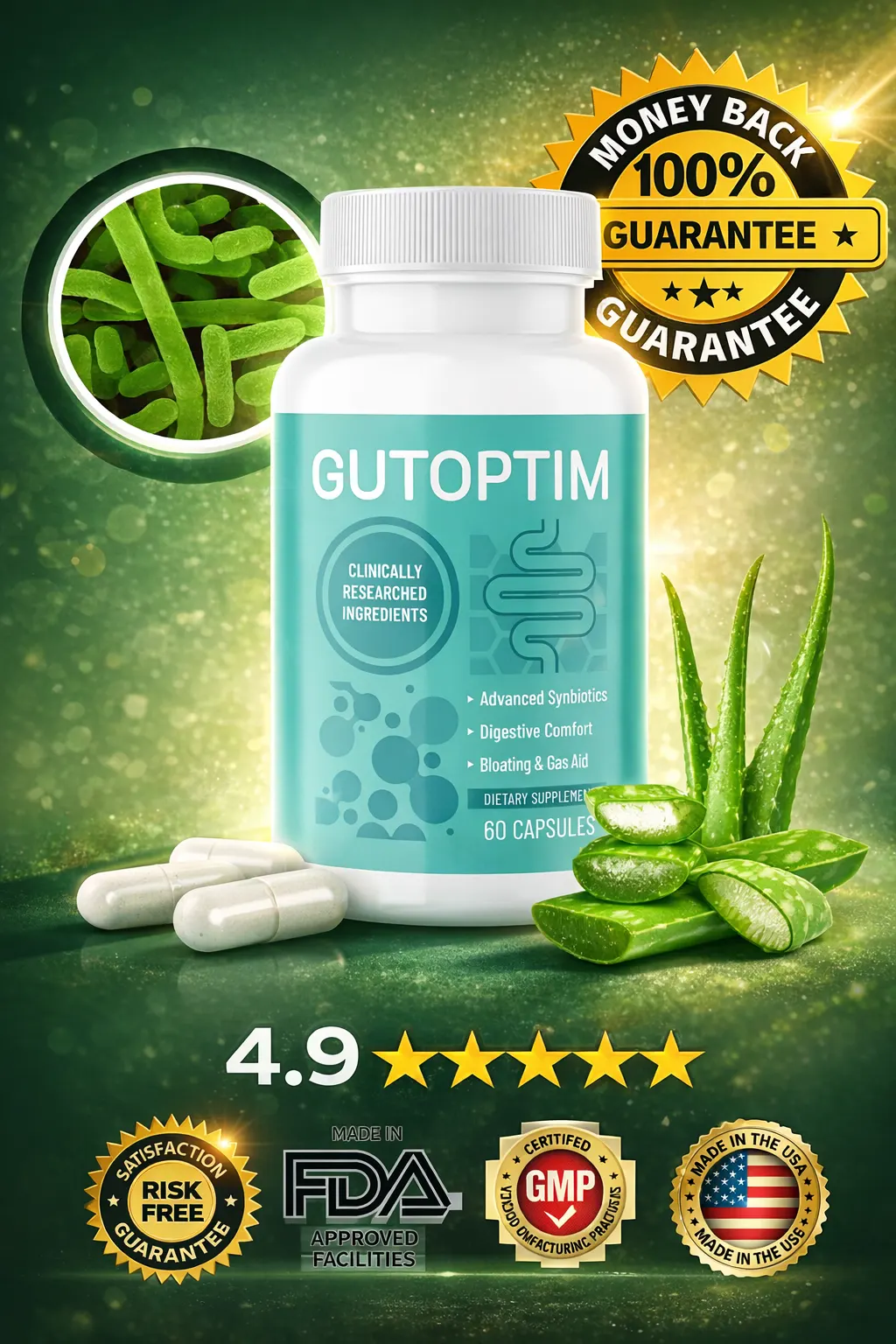 GutOptim Gut Health Supplement